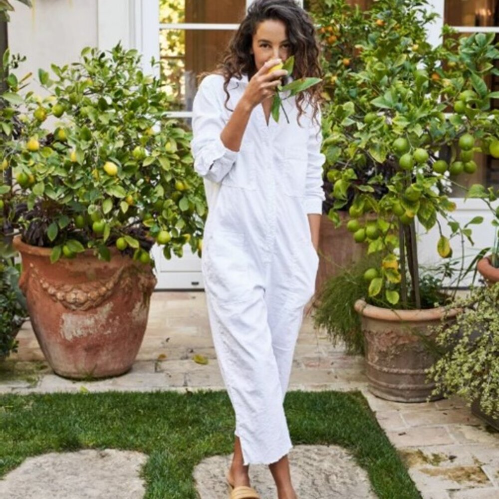 Frank & Eileen Northern Ireland  Italian Performance Linen Jumpsuit